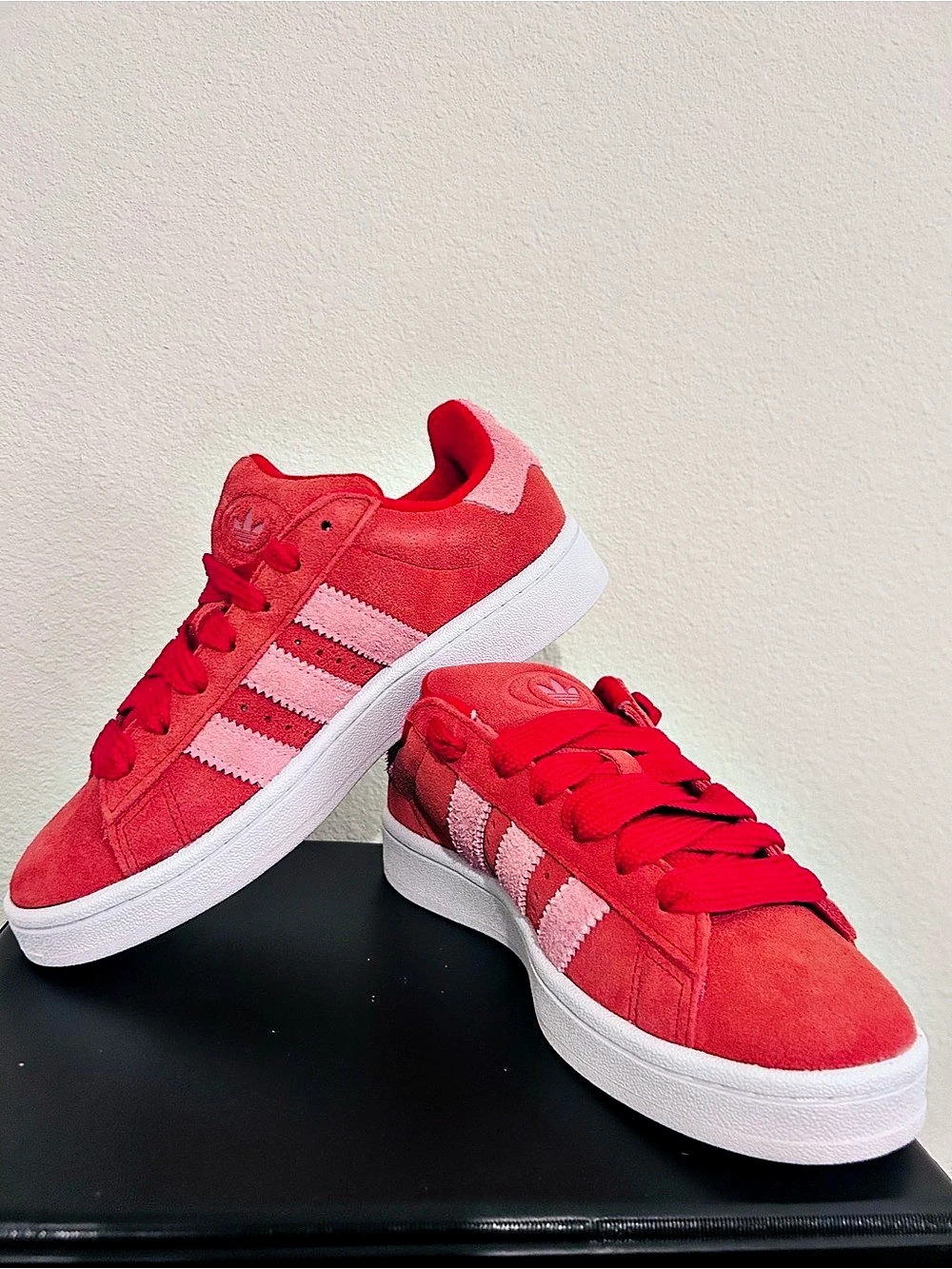NEW..adidas Campus 00s Better Scarlet Pink Spark Red Women's Suede